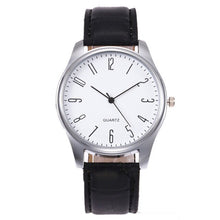 Load image into Gallery viewer, Mens Simple Business Fashion Leather Quartz Wrist Watch