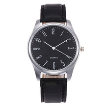 Load image into Gallery viewer, Mens Simple Business Fashion Leather Quartz Wrist Watch